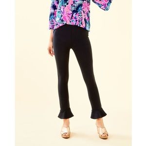Lilly Pulitzer NIRA RUFFLE LEGGING black size XXS
